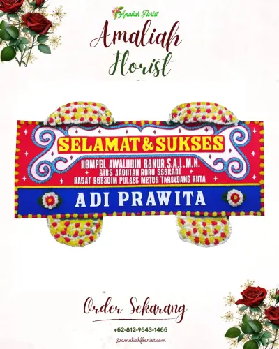 Karangan Bunga Ucapan Selamat sampit