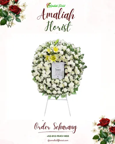 Krans Bunga Duka Cita sampit